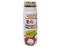 Набор карандашей цветных 24шт в тубе