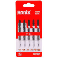 Аксессуар для пилы Ronix RH-5607 Пилки для лобзика по дер. T101D 6TPI 100mm 5шт