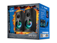 Speakers SVEN "SPS-512" Black, 6w, RGB Light