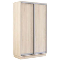 Dulap Mobildor-Lux Fox uși glisante din PAL (100x60x200H cm) Sonoma