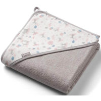 Accesoriu pentru baie BabyOno 1552/03 Prosop cu gluga de baie Terry maro 100x100