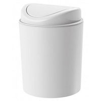 Coș de gunoi Бытпласт 46784 с плавающей крышкой 1l, белый