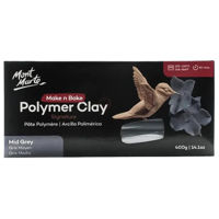 Набор для творчества Mont Marte MMSP6412 Argila polimerica 400g Mid Grey
