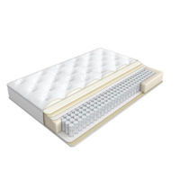 Saltea ortopedică SaltConfort Pocket+Latex 200x200 H=25cm 100kg/persoană