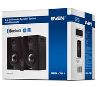Speakers SVEN "SPS-721" Bluetooth, SD, USB Flash, Remote, Black, 50w