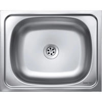 Chiuvetă bucătărie Sanitec S404S inox satin 40x50-0.4(430)