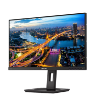 23.8" PHILIPS 246B1,Black,IPS,2560x1440,75Hz,4ms,250cd,SC50mil:1,LAN,HDMI+DP+TypeC,Spkrs,Pivot