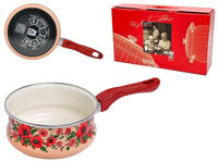 Ковш Metalac 55014 Caus emailat Maci D16cm 1.5l cu maner bachelit