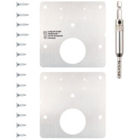 Set de unelte de mână Wolfcraft Set de reparatii balamale pentru mobilier 17buc 4658000