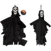 Декор Promstore 53766 Suvenir Halloween Schelet suspendabil, 30x40cm