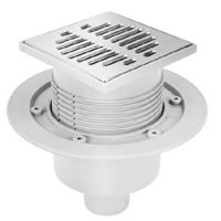 Trap de duș Uniplast 21410 Sifon de pardoseala interior vertical D. 50 cu grila inox (115 x 115 mm) HCFG3V-50 MCALPINE