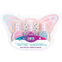 Набор для творчества miscellaneous 10043M Butterfly Nail Polish Trio