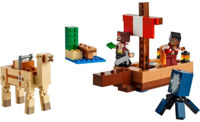 Конструктор Lego 21259 Minecraft Călătoria unei nave pirat