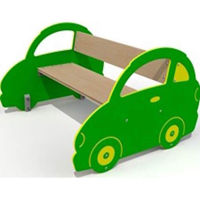 Комплектующий элемент для детской площадки Copfer PTP084 Скамейка со спинкой 1,0 м