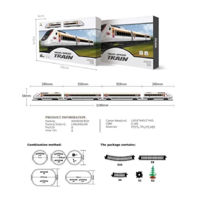 Машина Richi (810730) Cale ferata cu tren pe baterii, cu sunete si lumini