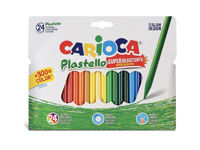 Set de creioane din ceara Carioca Plastello 24buc