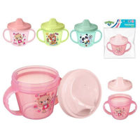 Поильник Бытпласт 45533 Пластишка 200ml с ручками