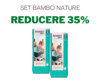 SET 2 BUC Scutece Bambo Nature 6  (16+ kg), 40 buc