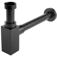 Sifon pentru chiuvetă bucătărie Ferro S280-BL 1 1/4"x32mm Black