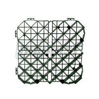 Газонная решетка пластиковая для защиты травы 39,5x39,5 см H=40 мм зеленая