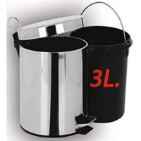 Урна для мусора Artex 21.35.03 Cos de gunoi inox 3 L