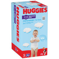 Трусики для мальчиков Huggies 5 (13-17 кг),  96 шт.