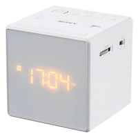 SONY ICF-C1, White, Clock Radio, AM/FM