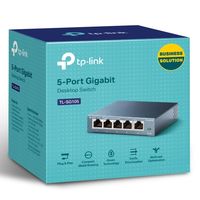 .5-port 10/100/1000Mbps Switch TP-LINK "TL-SG105", steel case
