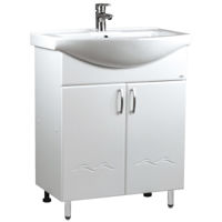 Dulap pentru lavoar Mashtab 11400 Clasic cu 2 usi 60cm Alb