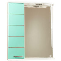 Зеркало для ванной Mashtab 5706 Modern 600x200x720 Alb-Verde