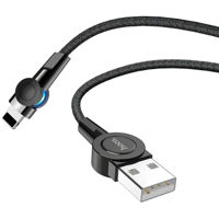Cablu telefon mobil Hoco Hoco Cable USB to Lightning S8 Magnetic 2.4A 1.2m, Black