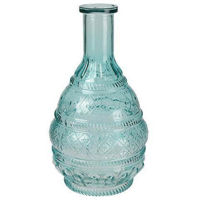 Ваза Holland 20877 стеклянная Relief H22cm, D11cm