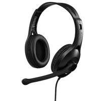 Casti Edifier USB K800 Black Computer Headphones with microphone, Frequency response 20 Hz-20 kHz, On-ear controls,120-degree Rotating Microphone, Comfortable Wearing, 2.8 m, USB-A