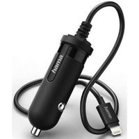 Зарядное устройство для автомобиля Hama 139634 Easy Car Charger for Apple iPhone/iPod with Lightning Connector, black