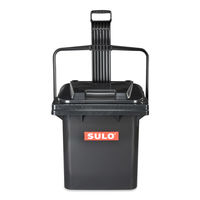 Контейнер ДЛЯ ОТХОДОВ Rollbox Sulo с крышкой, 45L, Черный