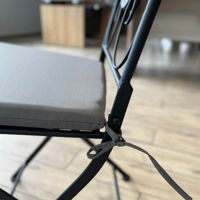 Садовая мебель Hydro S Подушка для садового стула, полиэстер, 38x38x3, серый