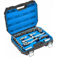 Набор ручных инструментов Hoegert Set de capete tubulare si accesorii 1/2 24 buc HT1R410