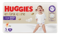 Трусики Huggies Extra Care Mega 5 (12-17 kg), 34 шт