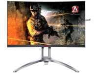 27.0" AGON VA LED AG273QCX Curved Bordless Black (1ms, 3000:1, 400cd, 2560x1440, 178°/178°, 144Hz Refresh Rate, VGA, DisplayPortx2, HDMIx2, Speakers 2 x 5W, Audio Line-out, Height Adjustment, USB Hub: 4 x USB3.0, Pivot, VESA)