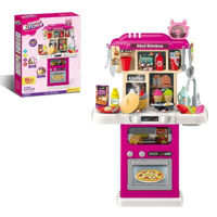 Игрушечная кухня и посуда Essa 922-185 Bucătărie de jucărie pentru copii, 63 elem, roz