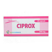 Ciprox 500mg caps. N20