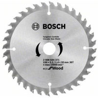 Диск отрезной Bosch 2608644371 Диск по дереву ECO 150x2.2/1.4x20 36 зубьев