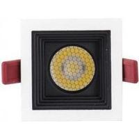 Corp de iluminat interior LED Market Downlight COB Square 7W, 4000K, S1683, 85*85*h78mm, White+Black