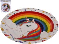 Set farfurii din hartie Unicorn 8buc, 23cm