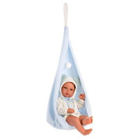 Кукла Llorens 63565 Bimbo 35 cm Columpio Nido Azul 35см