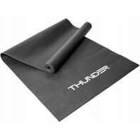 Инвентарь для йоги Thunder Коврик для йоги ПВХ, черный (YG005-PVC-CZAR)