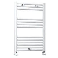 Uscător de prosoape Radiva Haiti 500x800 mm Curved (alb)