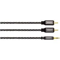 Cablu pentru AV Hama 127077 3.5mm jack 2xRCA plug 1.5m