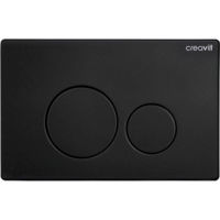 Кнопка смыва Creavit GP9002.01 matt black