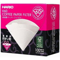 Accesoriu pentru cafetieră Hario VCF-01-100WK Filtru din hartie pentru V60 - 01 - 100 buc